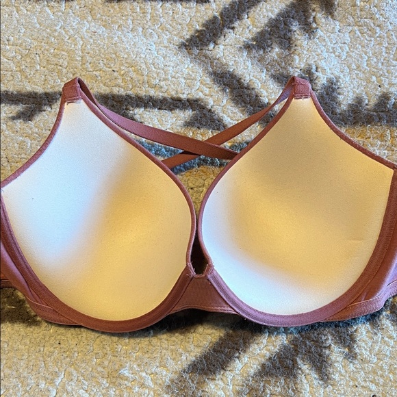 Women's Intimates Cross-Back Bra - Rust - Picture 2 of 3